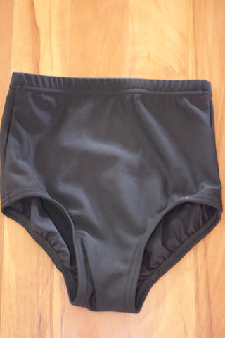 Details Dancewear High Waisted Briefs - matte black