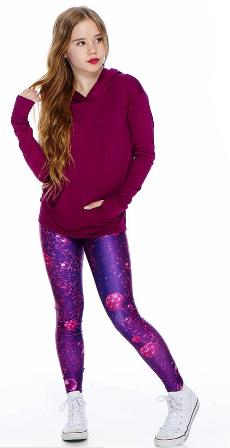 Zara Terez circus leggings super colorful girls size Medium vibrant color  design